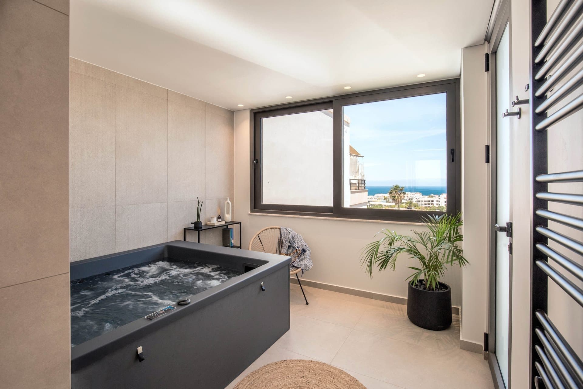 Master Suite with Indoor Jetted Tub and Panoramic View - 5