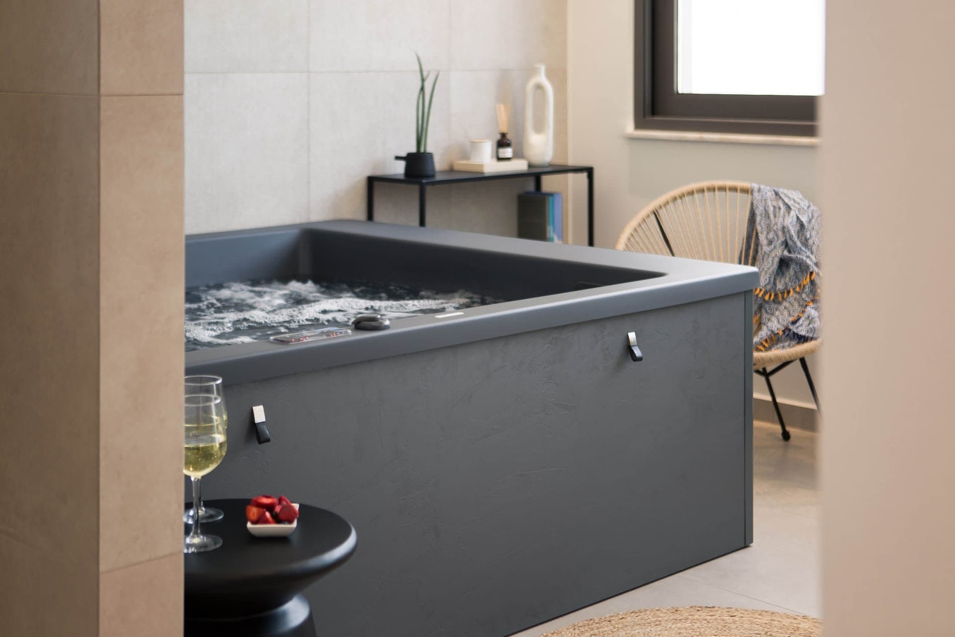 Master Suite with Indoor Jetted Tub and Panoramic View - 4