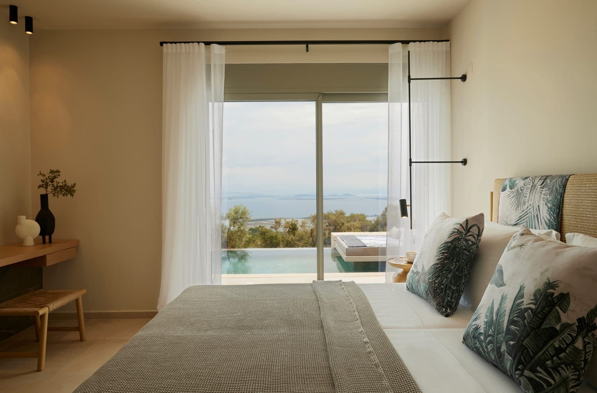 Premium two-bedroom, two-bathroom villa with private heated pool and panoramic sea views. - 3