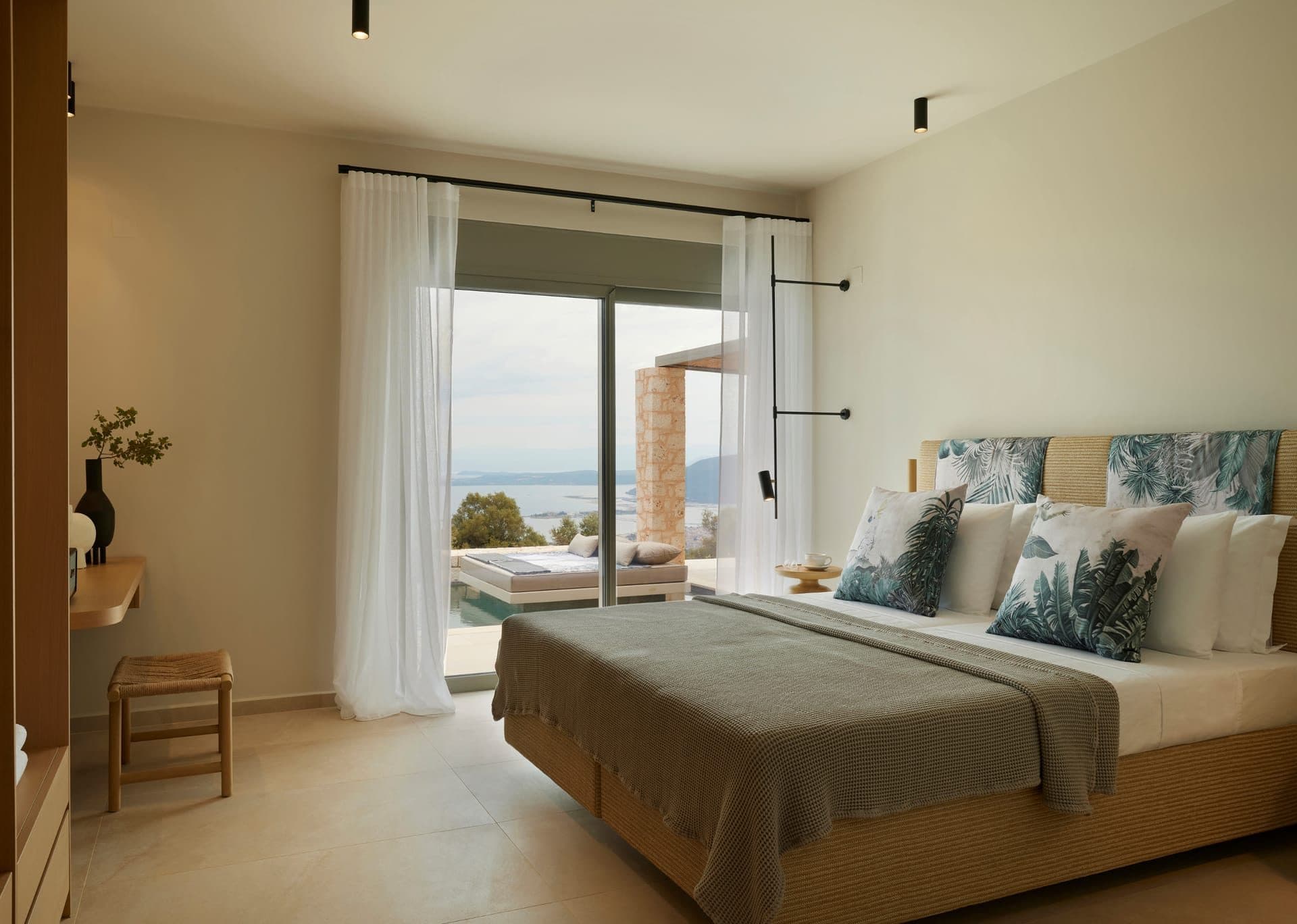 Premium two-bedroom, two-bathroom villa with private heated pool and panoramic sea views. - 2