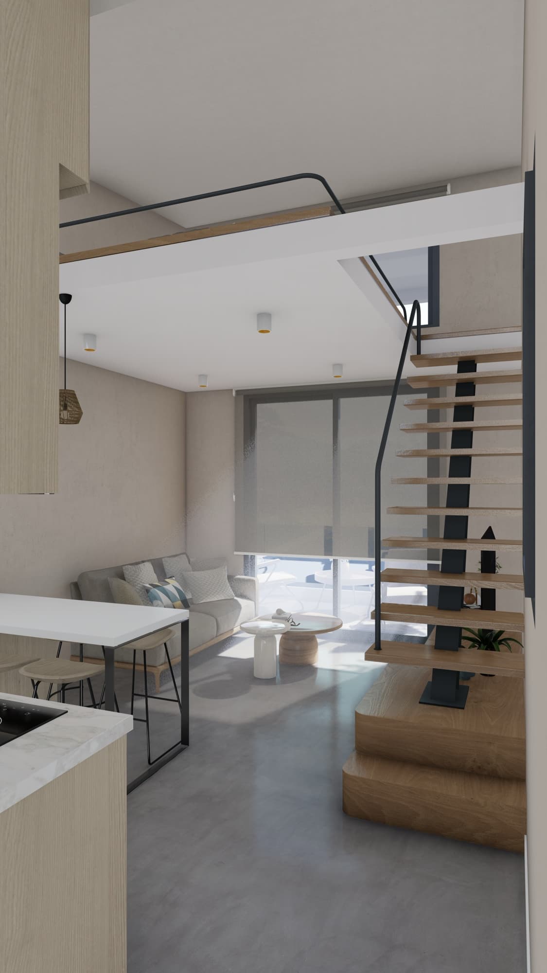 56 m² One-Bedroom Loft Apartment for Sale in Kallithea, Halkidiki - 5