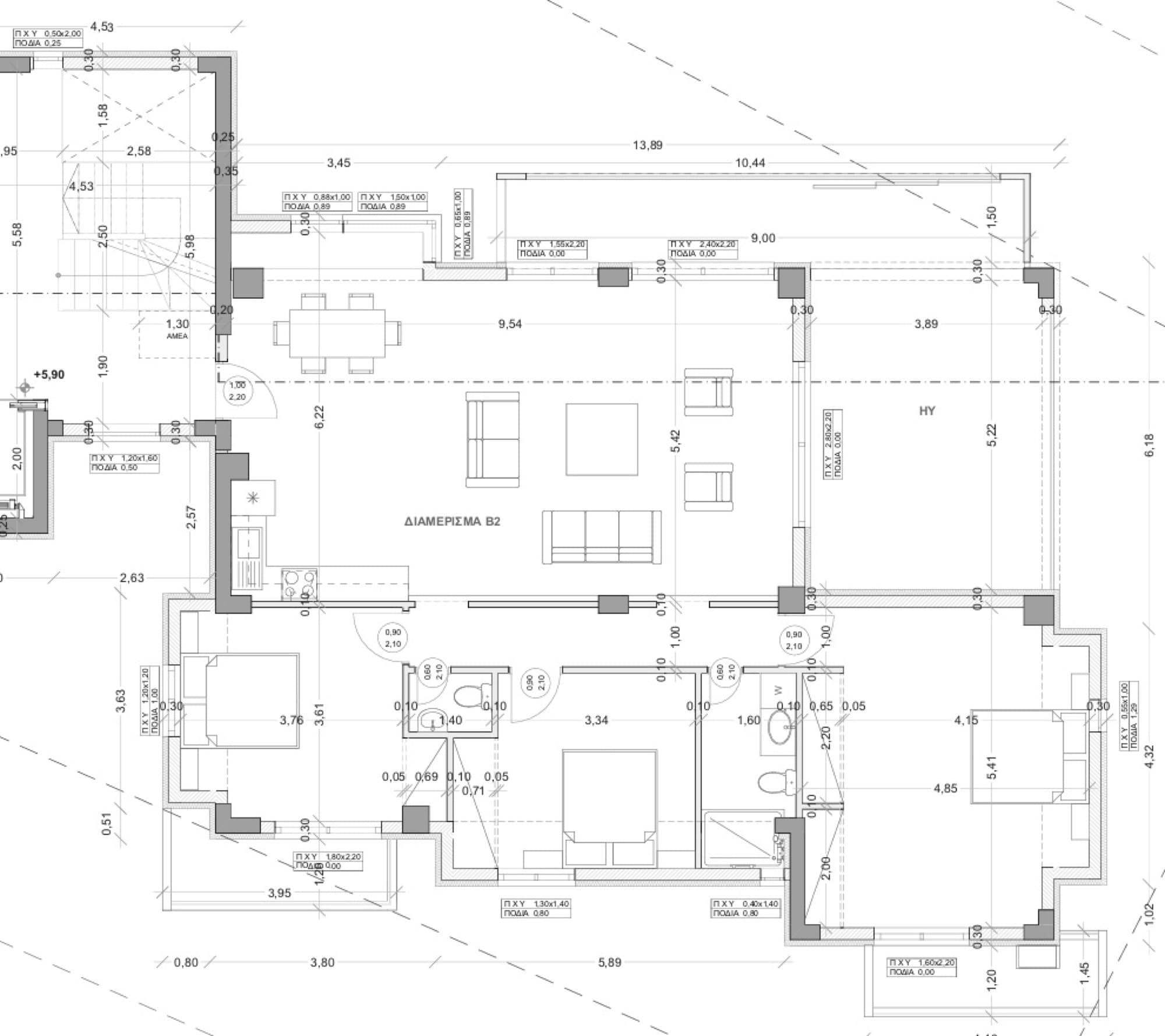 Three-Bedroom Apartment for Sale in Kalamaria, 133 m², Built 2025 - 5