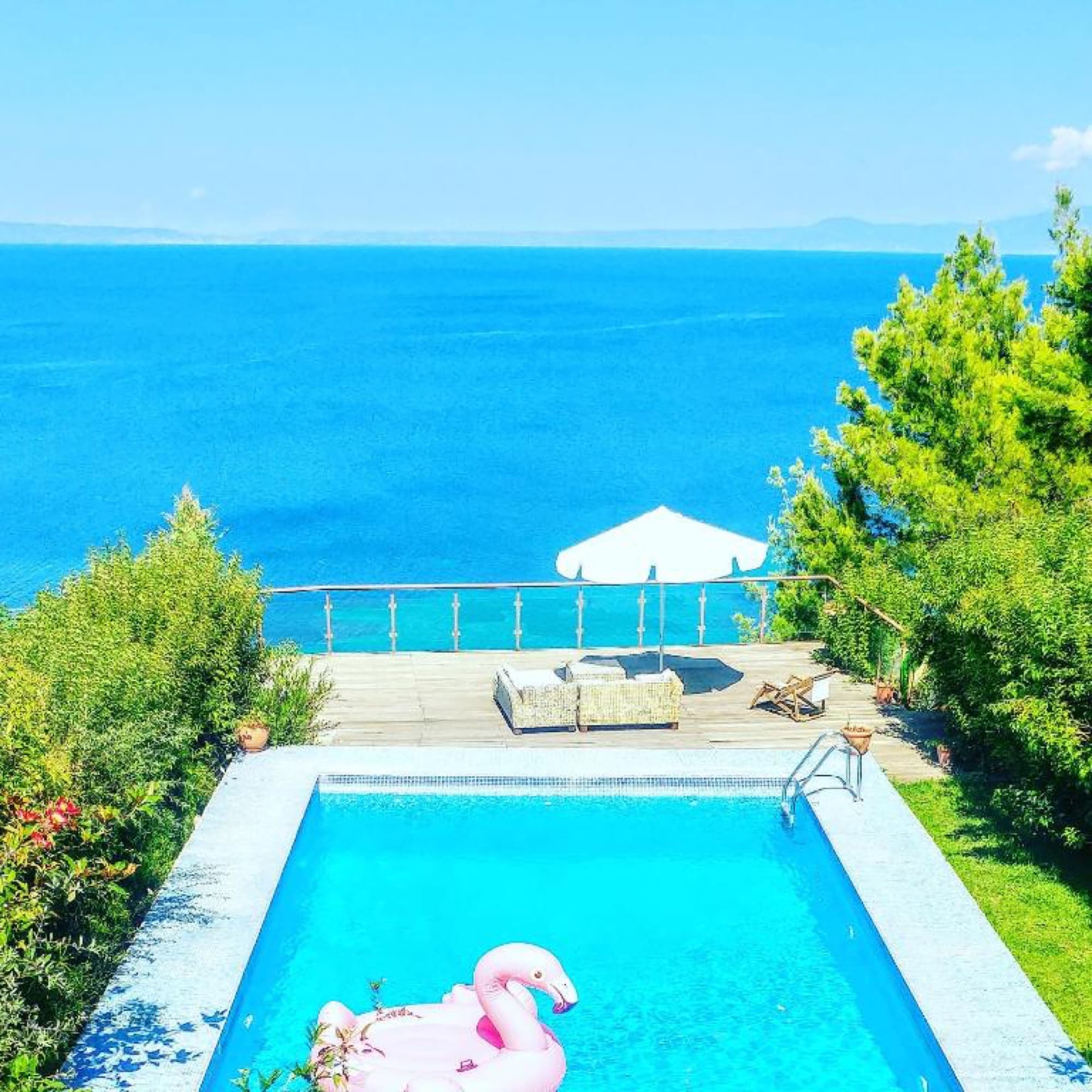 Four-Bedroom Seafront Villa for Sale in Afytos, 170 m²
