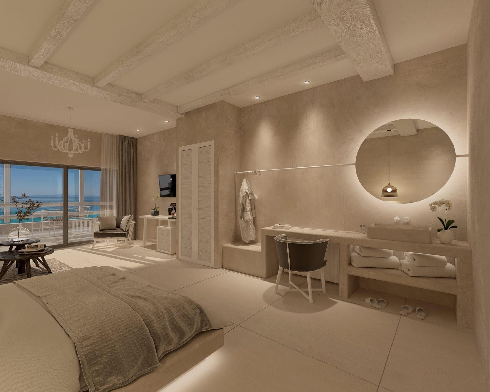 One-Bedroom Suite Afytos - 2