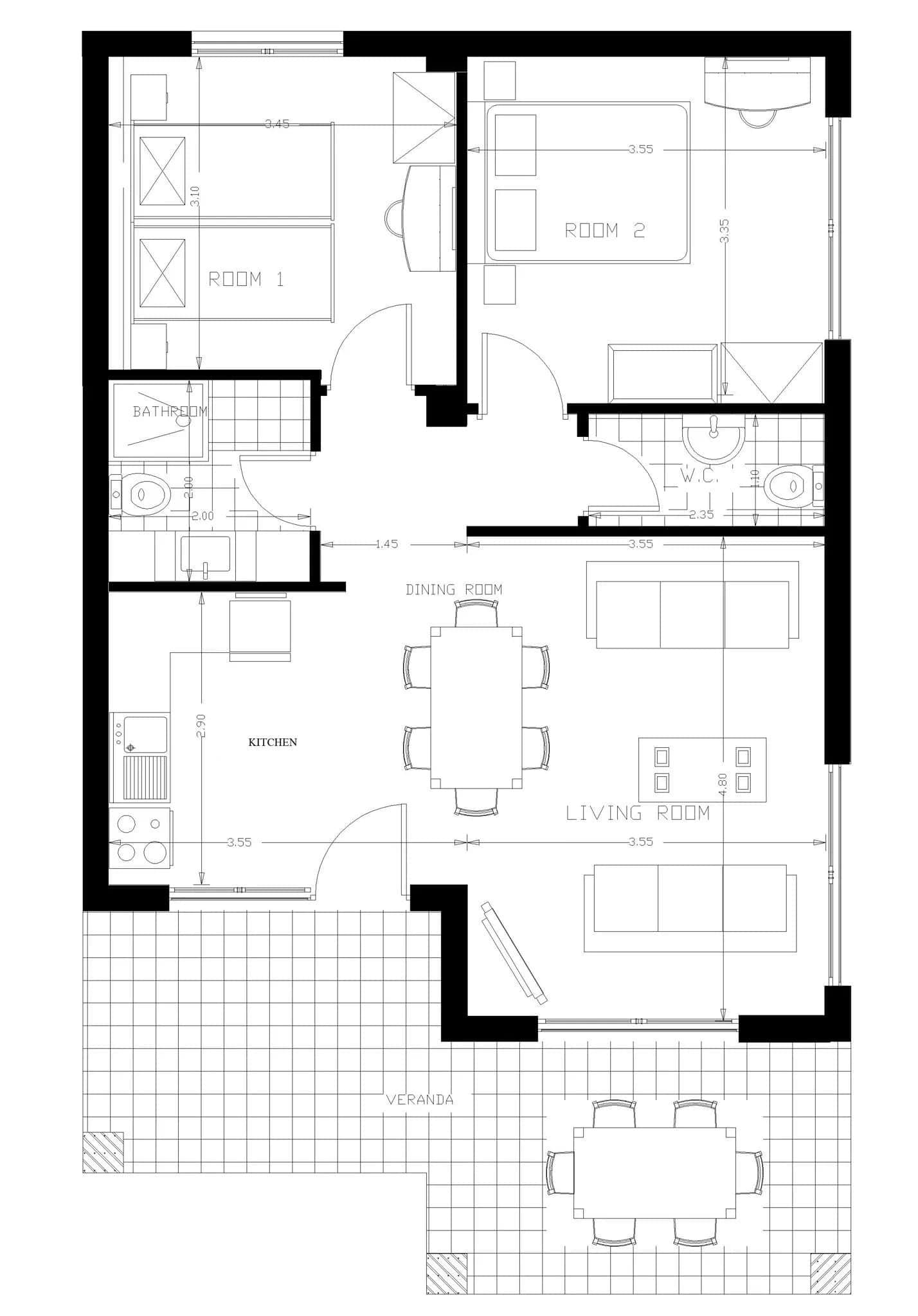 Family Suite 2-Bedroom Sea View Ground Floor - 4