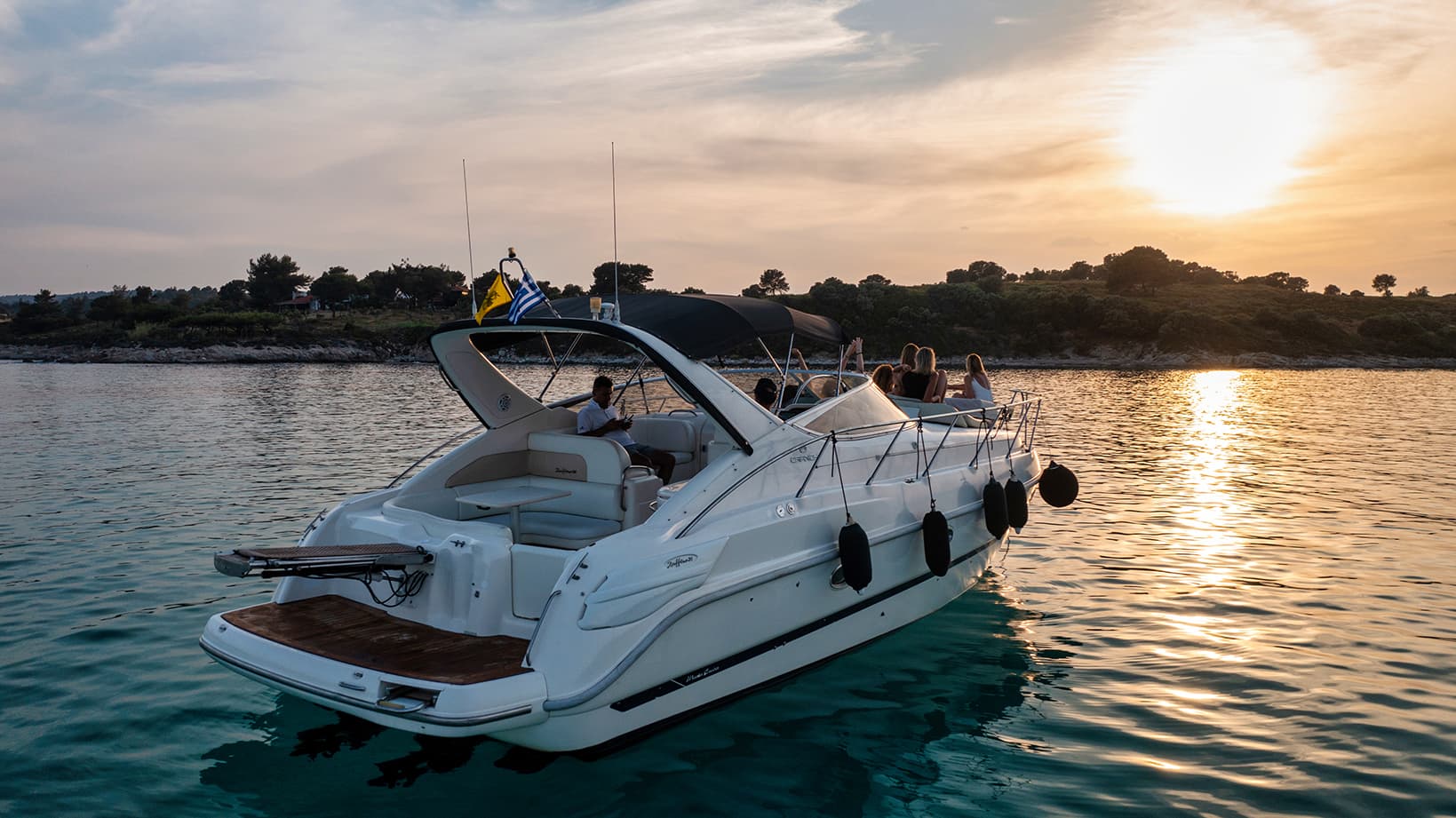 Ammouliani - Sunset 8 hours · pickup Marina Latoura Lagonisi