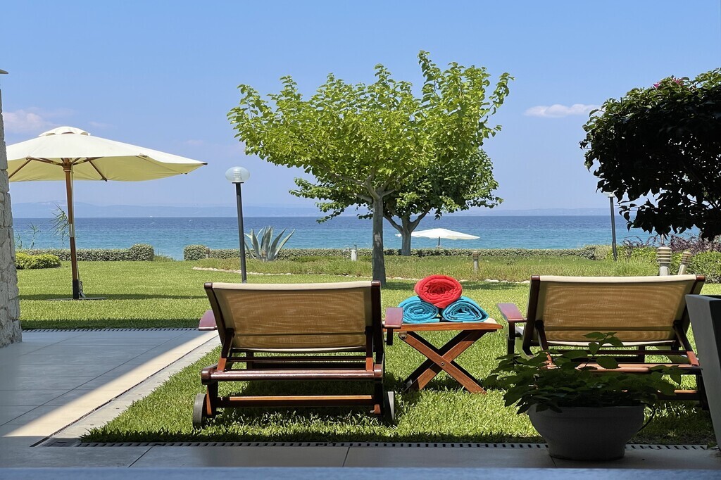 Beach Front Villa Edemma, Hanioti, Kassandra, Halkidiki, Greece, 044