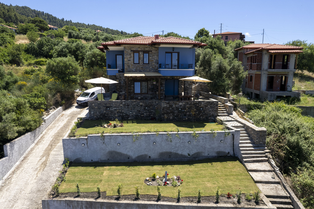 Brand New Traditional 4-Bedroom Villa Anastasia in Parthenonas, Sithonia, Halkidiki, Greece, 02