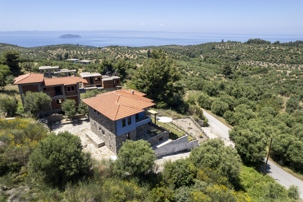 Brand New Traditional 4-Bedroom Villa Anastasia in Parthenonas, Sithonia, Halkidiki, Greece, 03