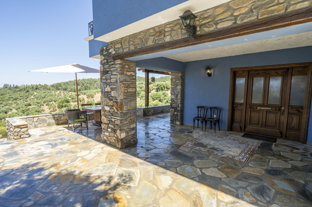 Brand New Traditional 4-Bedroom Villa Anastasia in Parthenonas, Sithonia, Halkidiki, Greece, 055
